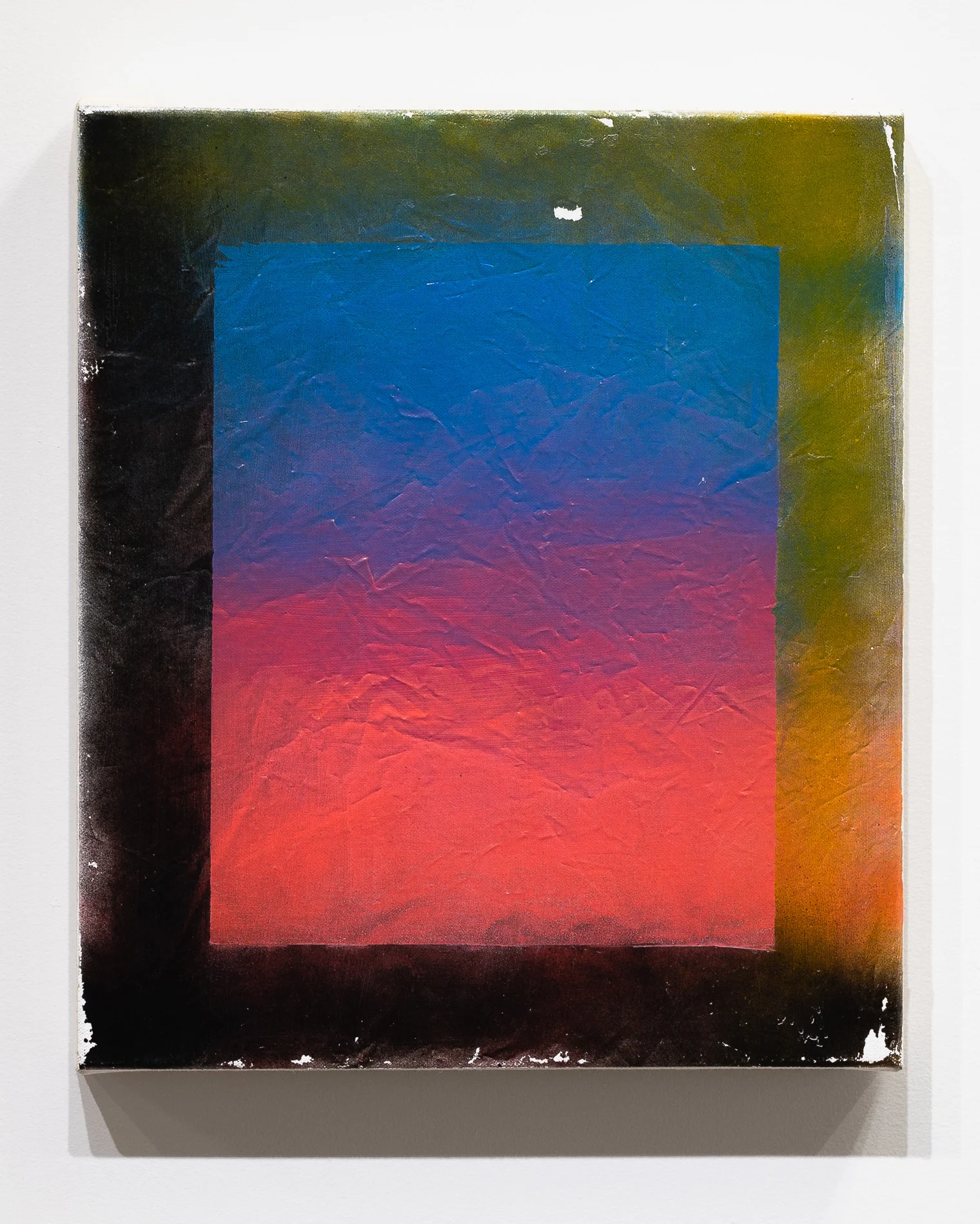 CF-1 14” x 12” acrylic, spray paint Canvas 2019