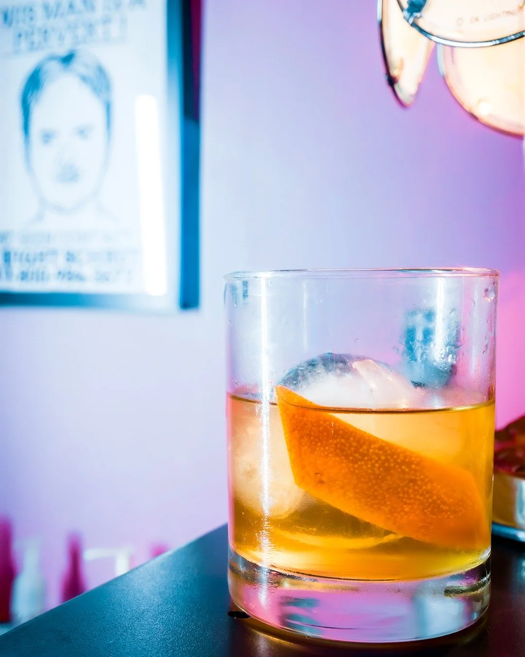 Michael Scarn would approve of the Threat Level Midnight. 

Base of gin, Jamaican rum, and cognac, a little coffee for the midnight edge, lemongrass &amp; spring flowers to lift, pomegranate for snap with a finish of vanilla cream to tie it all toget