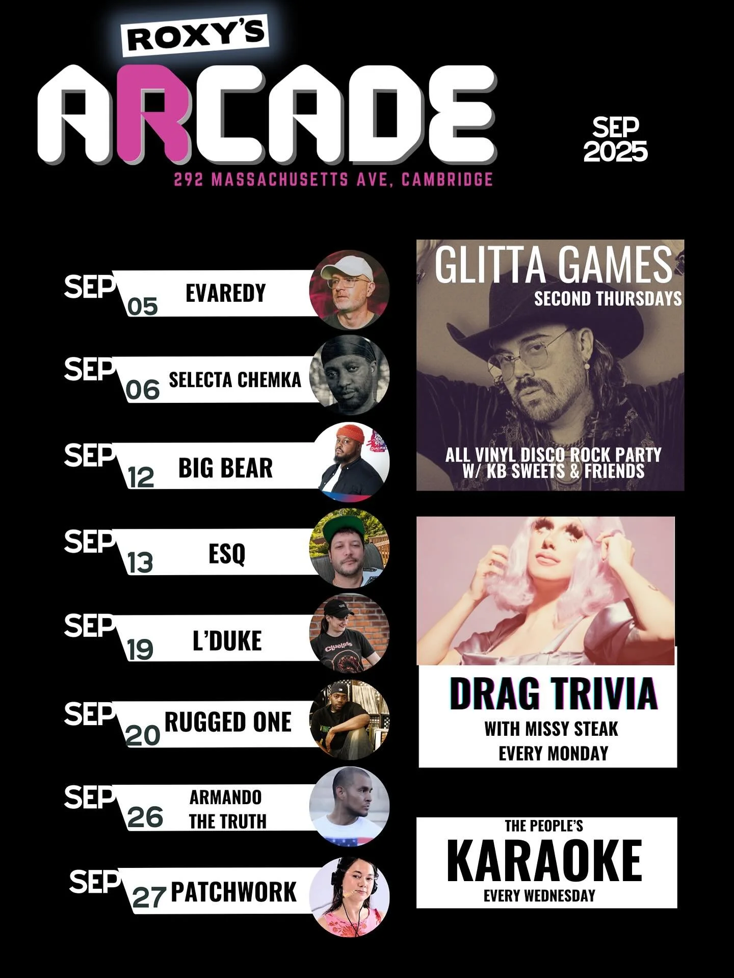 September Dj lineup 🎧. Come down and kick off the weekend tonight and tomorrow with @djevaredy &amp; @chemka.radio