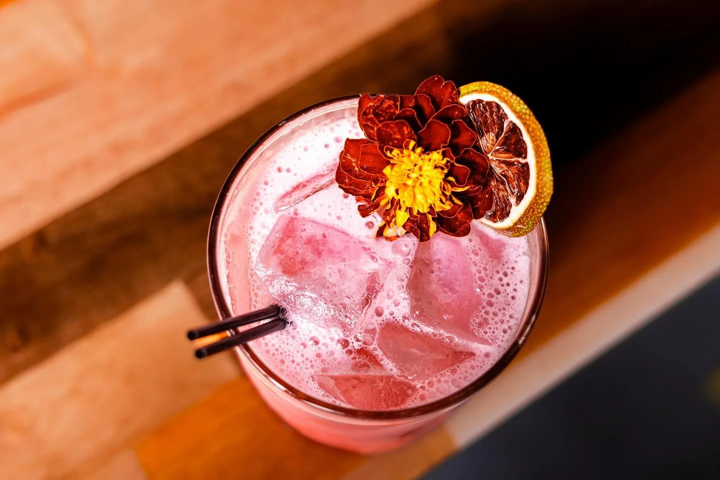 A Jellyfish Jam &amp; a game of Mario Kart on a Saturday afternoon ☀️ Citadelle Gin, Raspberry, Hibiscus, Lime, Orgeat, and Cardamom Bitters. 🍹 by @zestyhan 📸 by @whogene