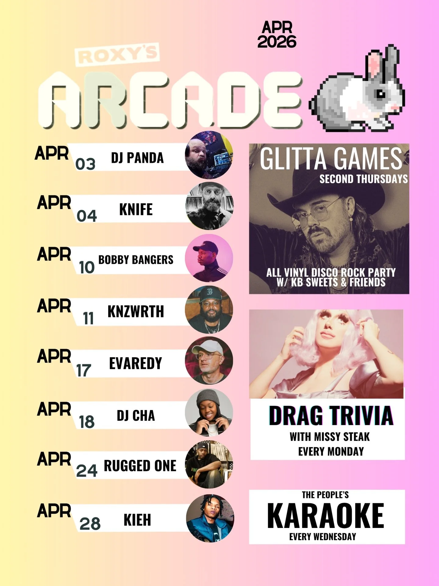 April dj roundup! 🐰