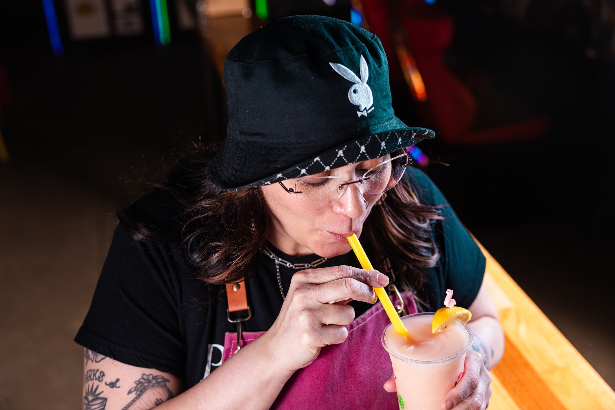 We say a mini heatwave calls for crushing a frozen Rainbow Road and playing Mario Kart in the AC - @sipsmith gin, sour watermelon, grapefruit, &amp; lemon - created by @tanananananah 🌈 📸: @whogene