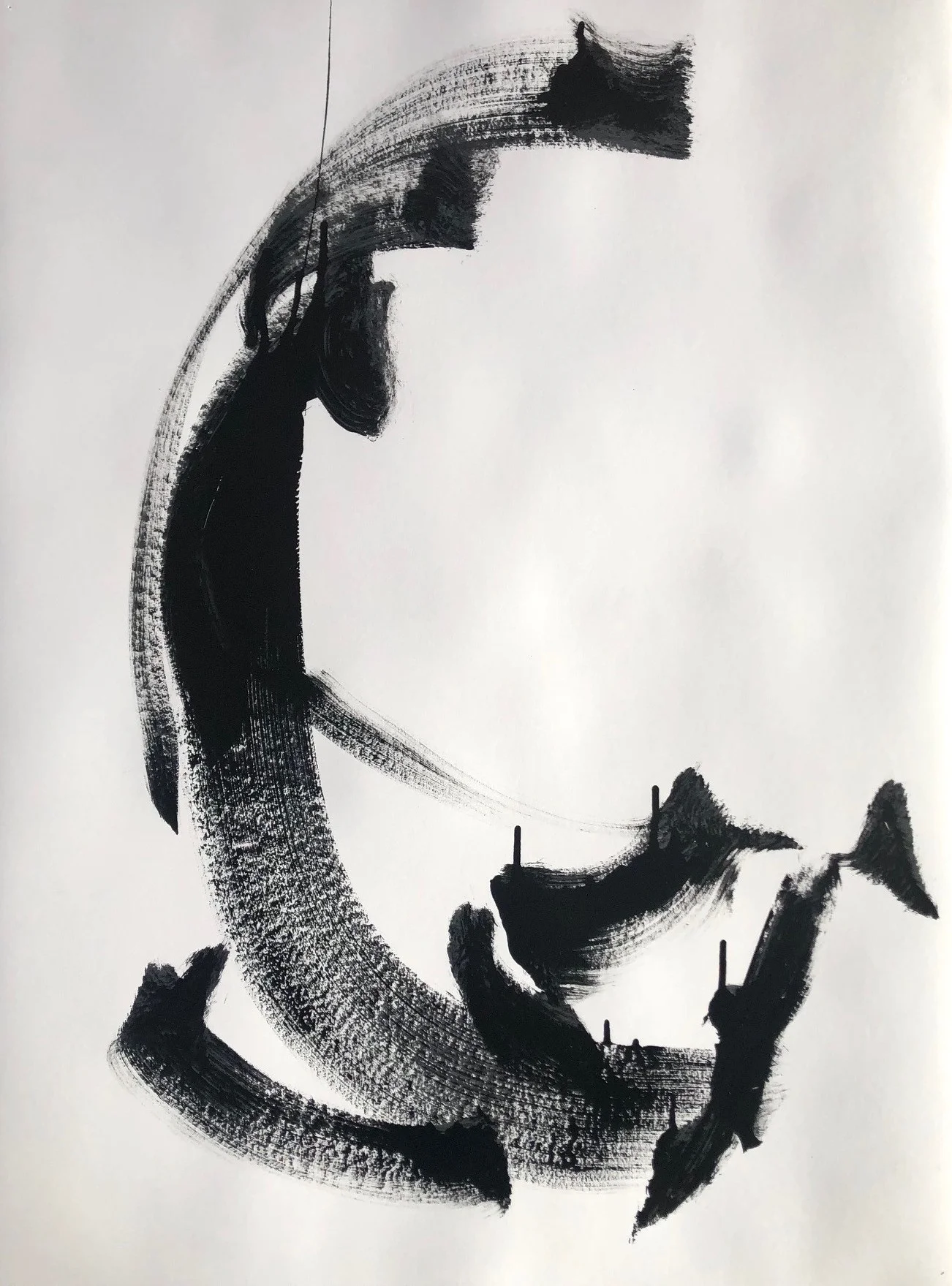 Untitled Black #7, 22"x30"