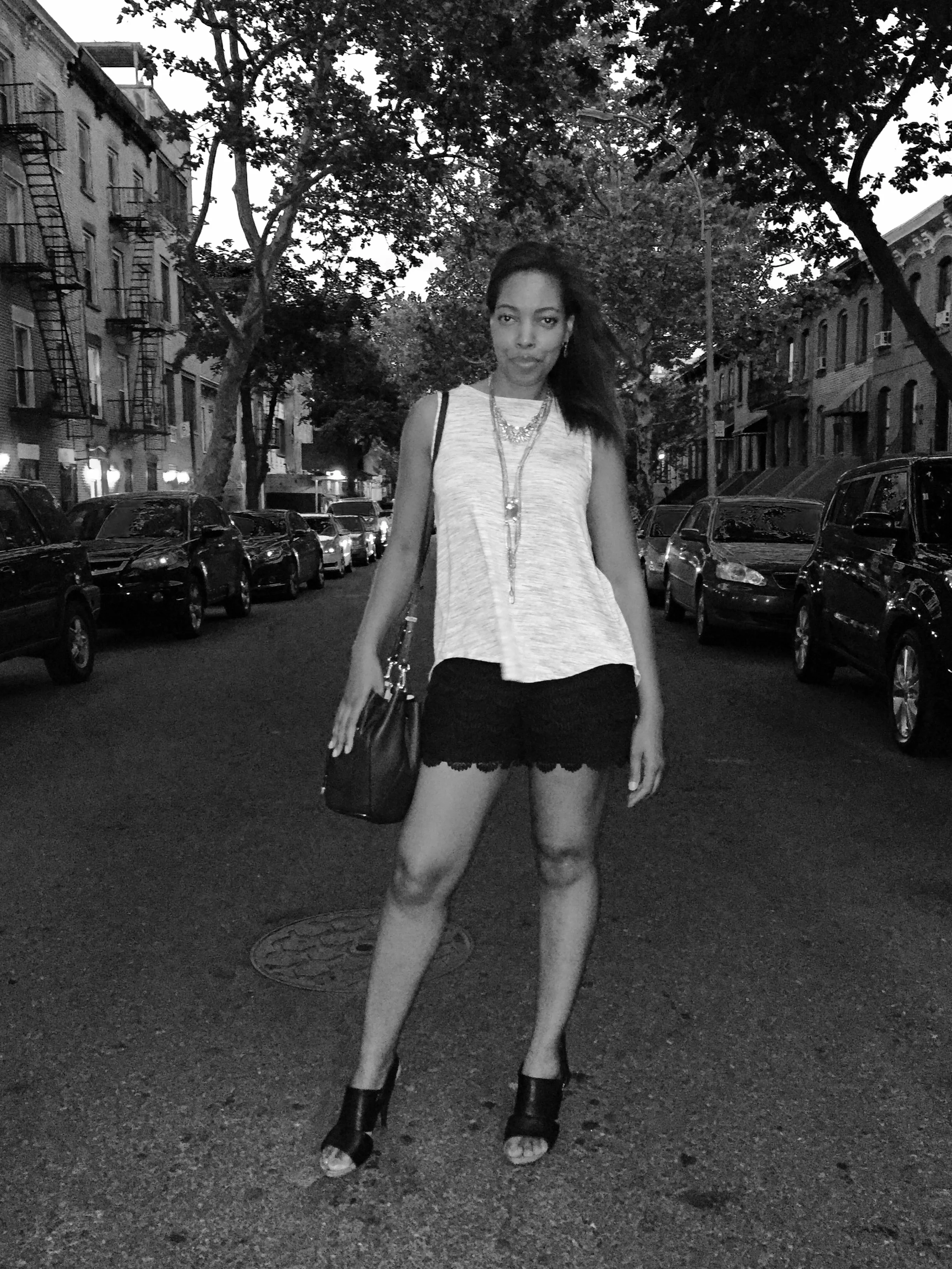 How to Wear Shorts and Heels