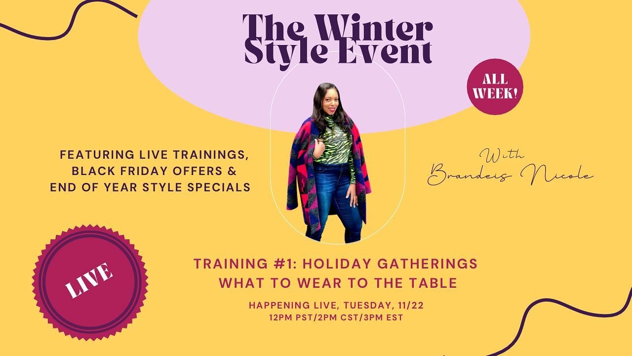 In 10 years of business I&rsquo;ve never done a Black Friday promotion before. I guess 10 is the magic number because this year, I&rsquo;m stoked!

Presenting The Winter Style Event. It&rsquo;s like a curated advent calendar of style goodies all seas