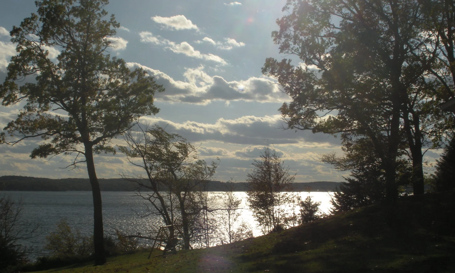 Reflections over Lake Geneva, WI