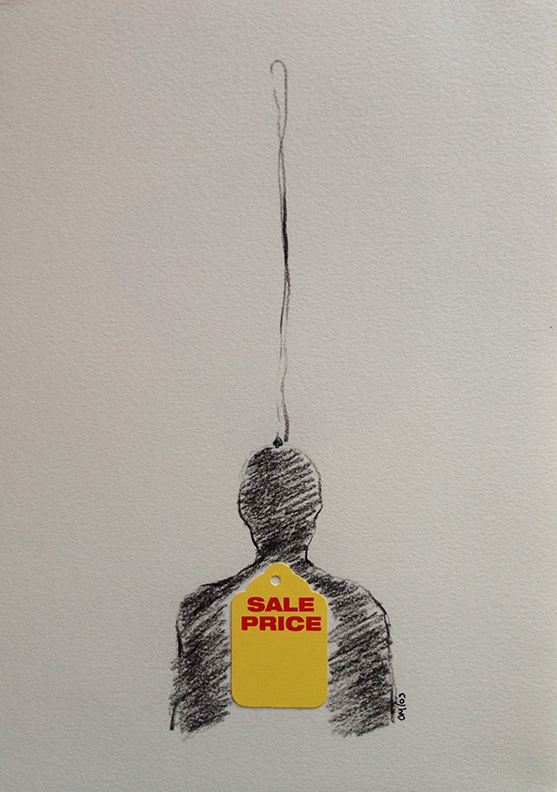 sale price 7 ½ x 11 inches mixed media on paper