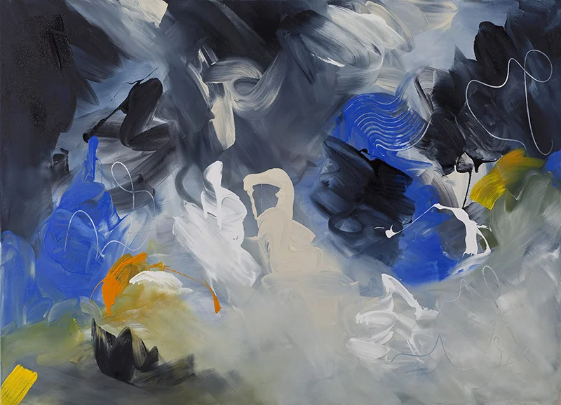 lines of time 180 x 130 centimetres acrylic on canvas