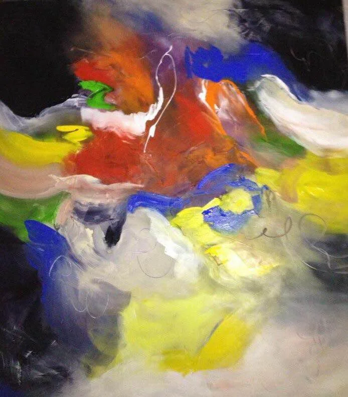 peace and strength 190 x 160 centimetres acrylic on canvas