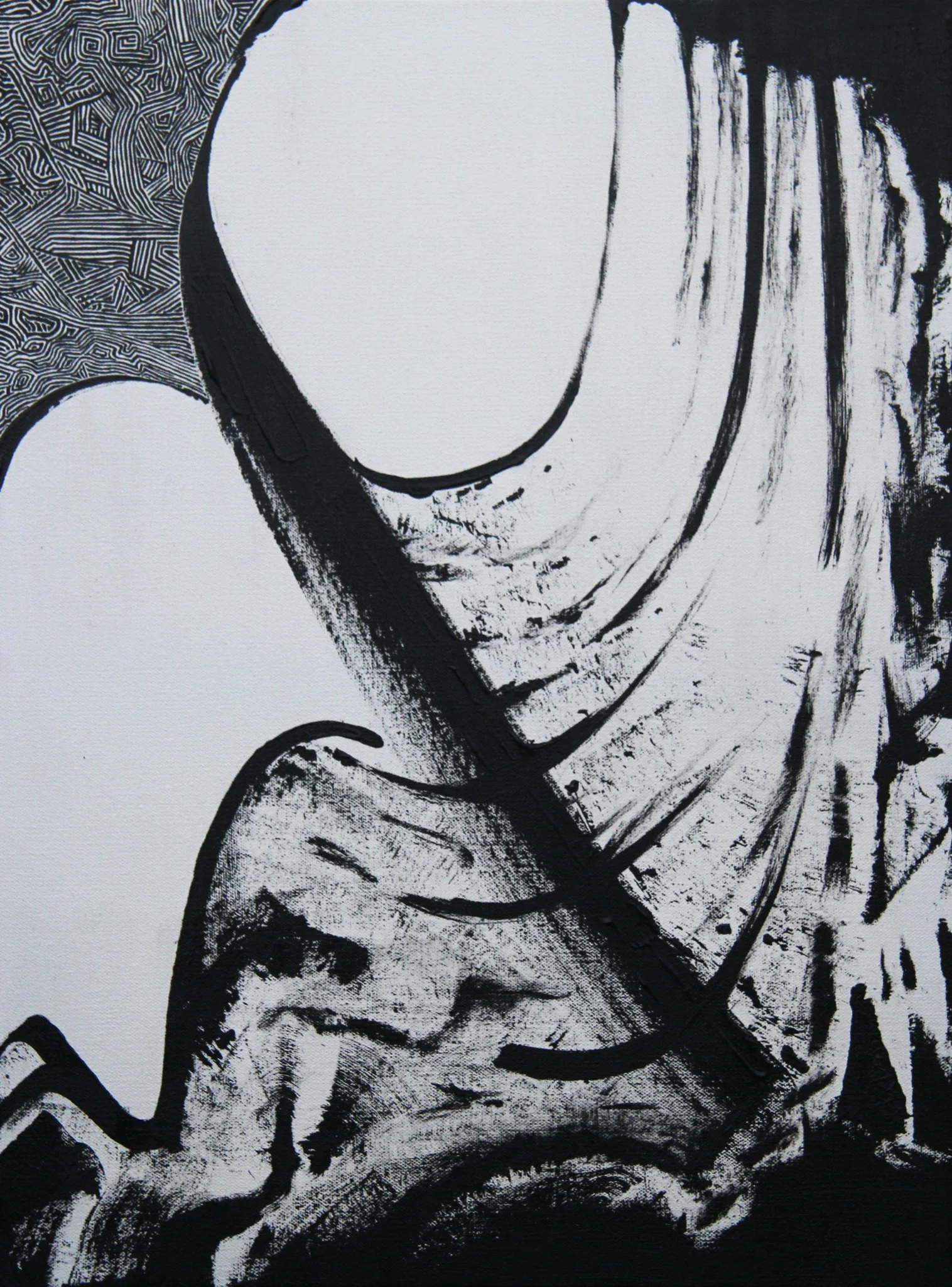 gemini 18" x 24" acrylic on canvas 2015 private collection