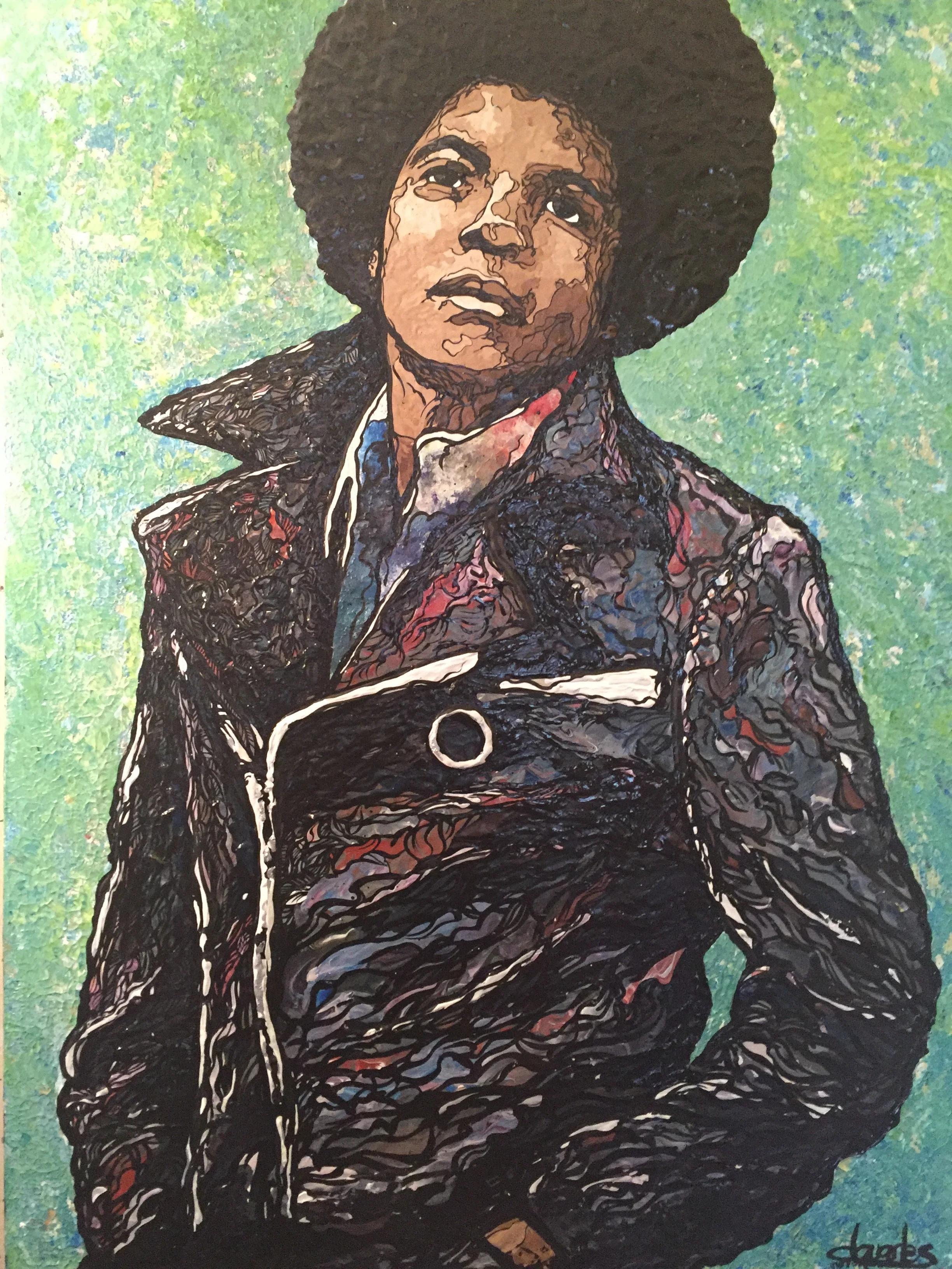 Young MJ 2014 acrylic on canvas 30" x 40"