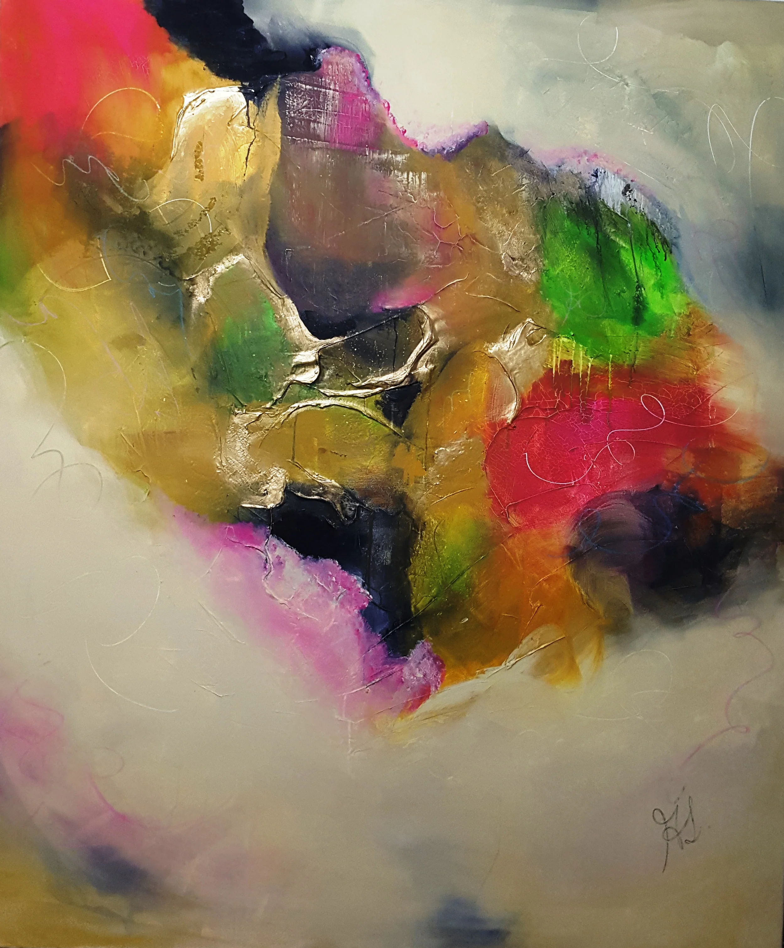 Heart 2009 acrylic on canvas 190cm x 160cm
