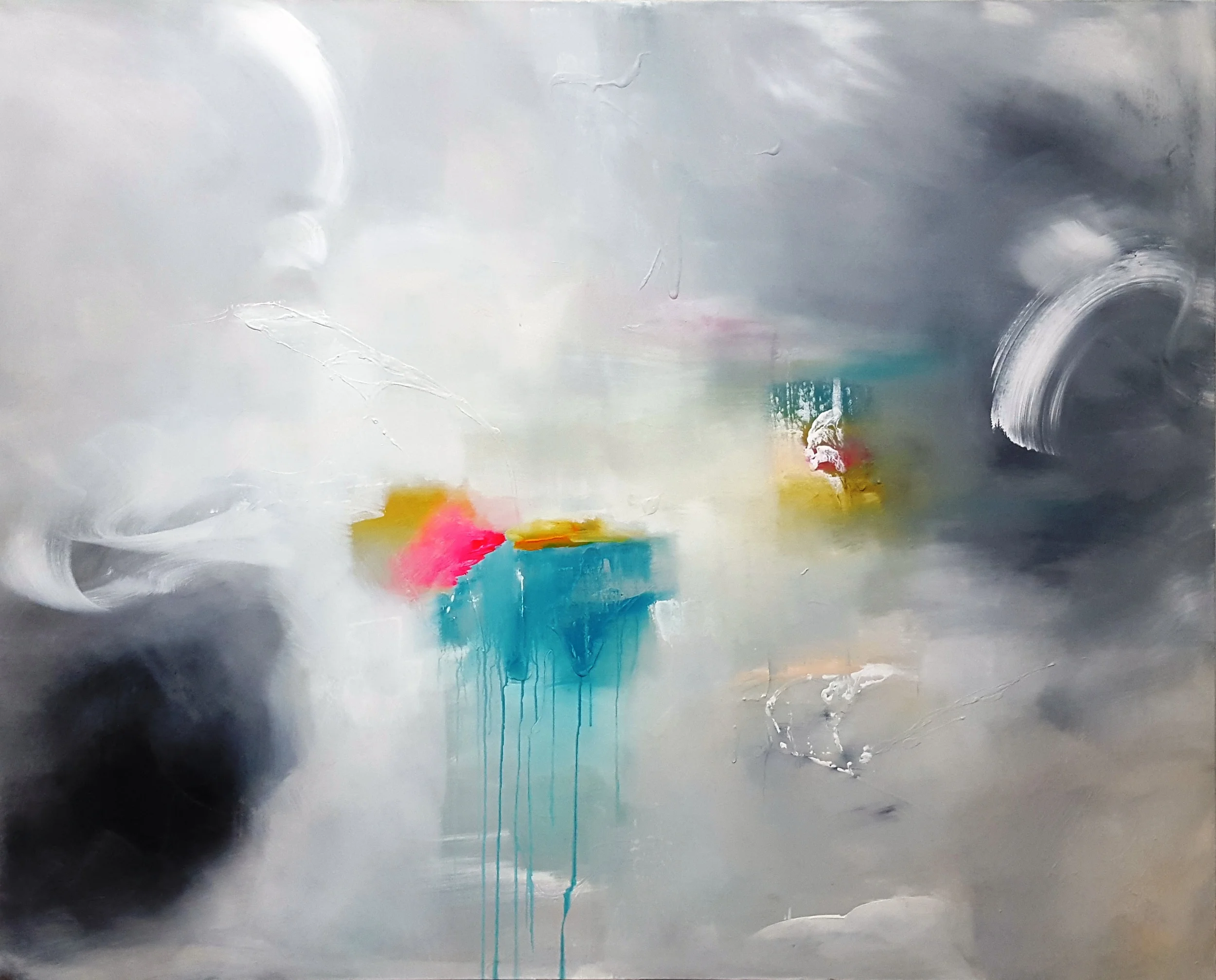 Tears 2016 acrylic on canvas 150cm x 120cm