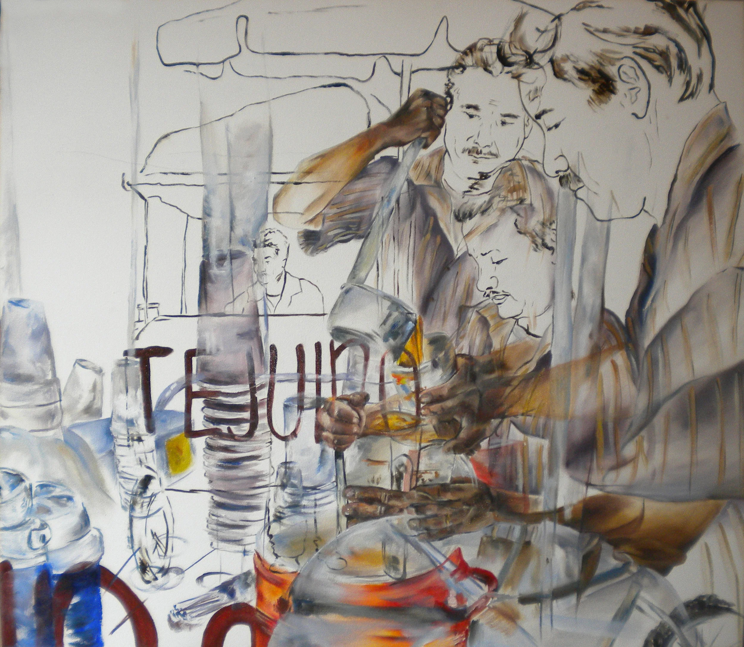Tejuino 2010 oil on canvas 81 x 92 cm