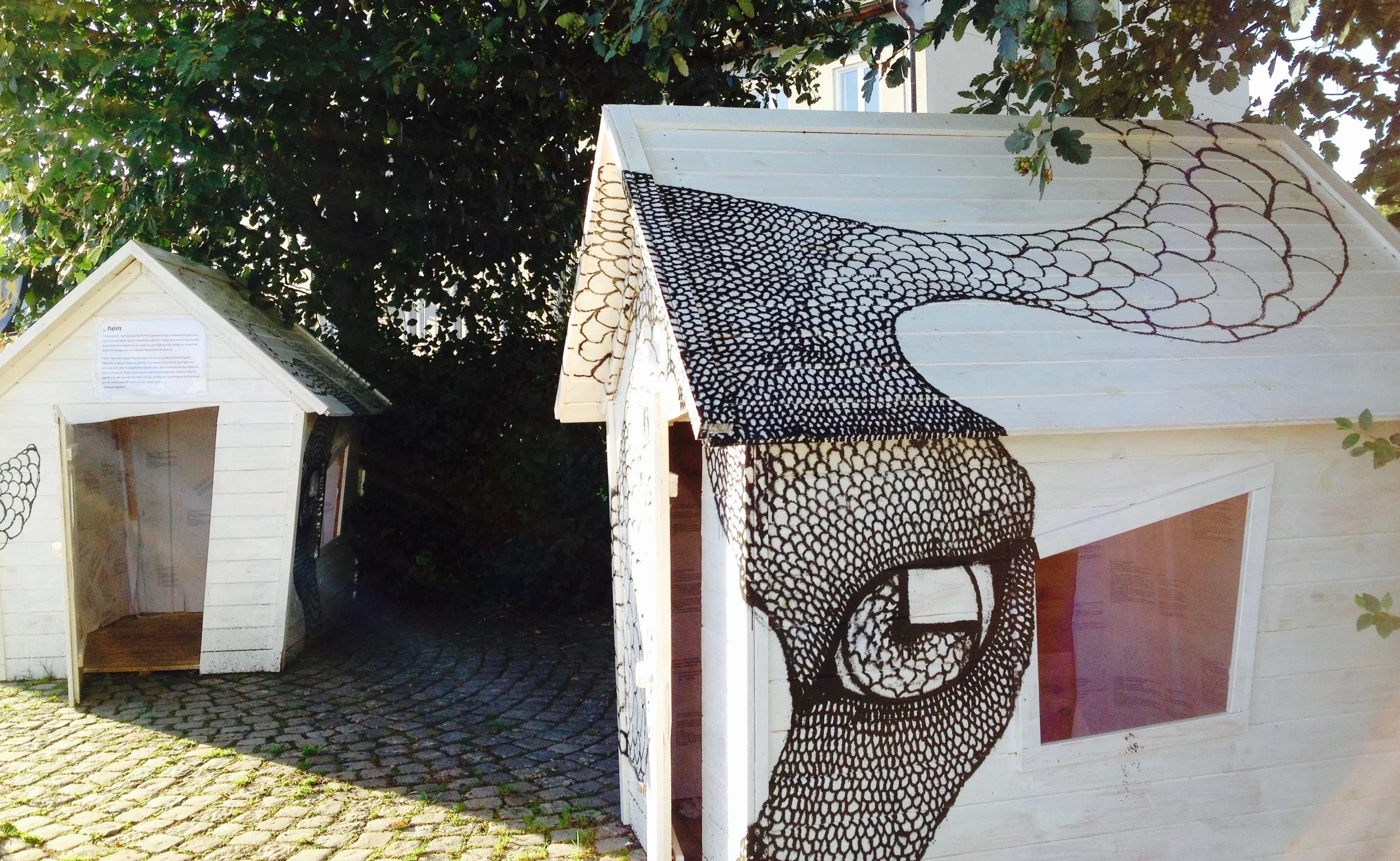 hem/home installation (with text in 3 languages) caronlina falkholt mariestad, sweden photo credit: cecily ferguson, 2014