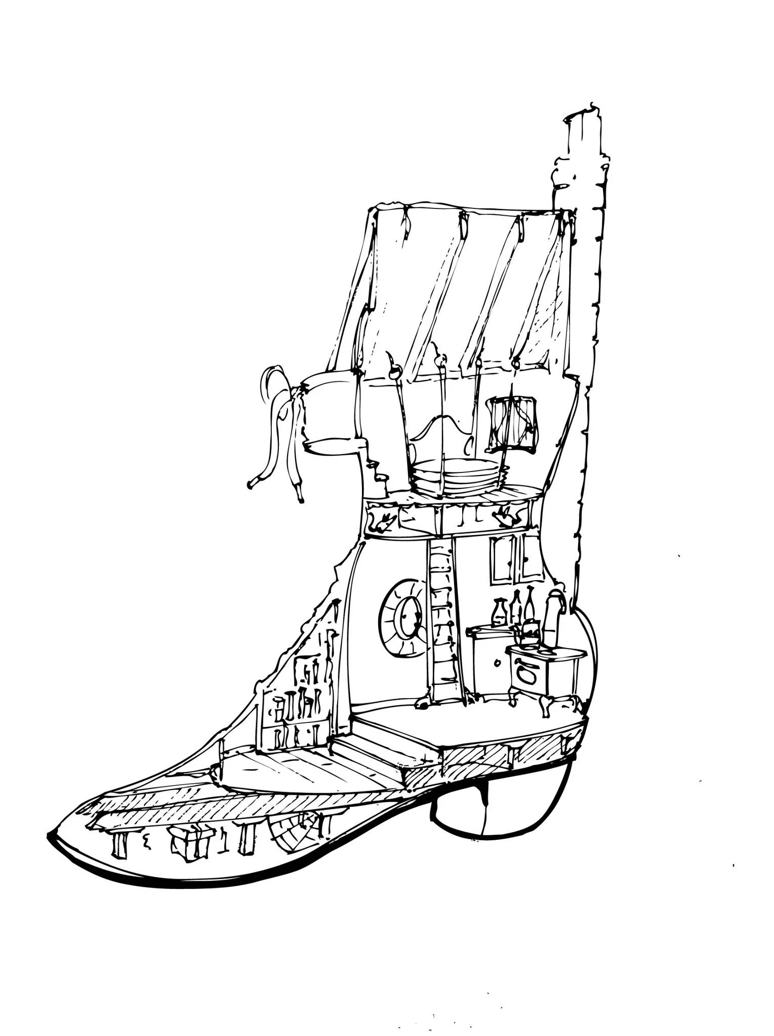 The initial sketch before anything was built.