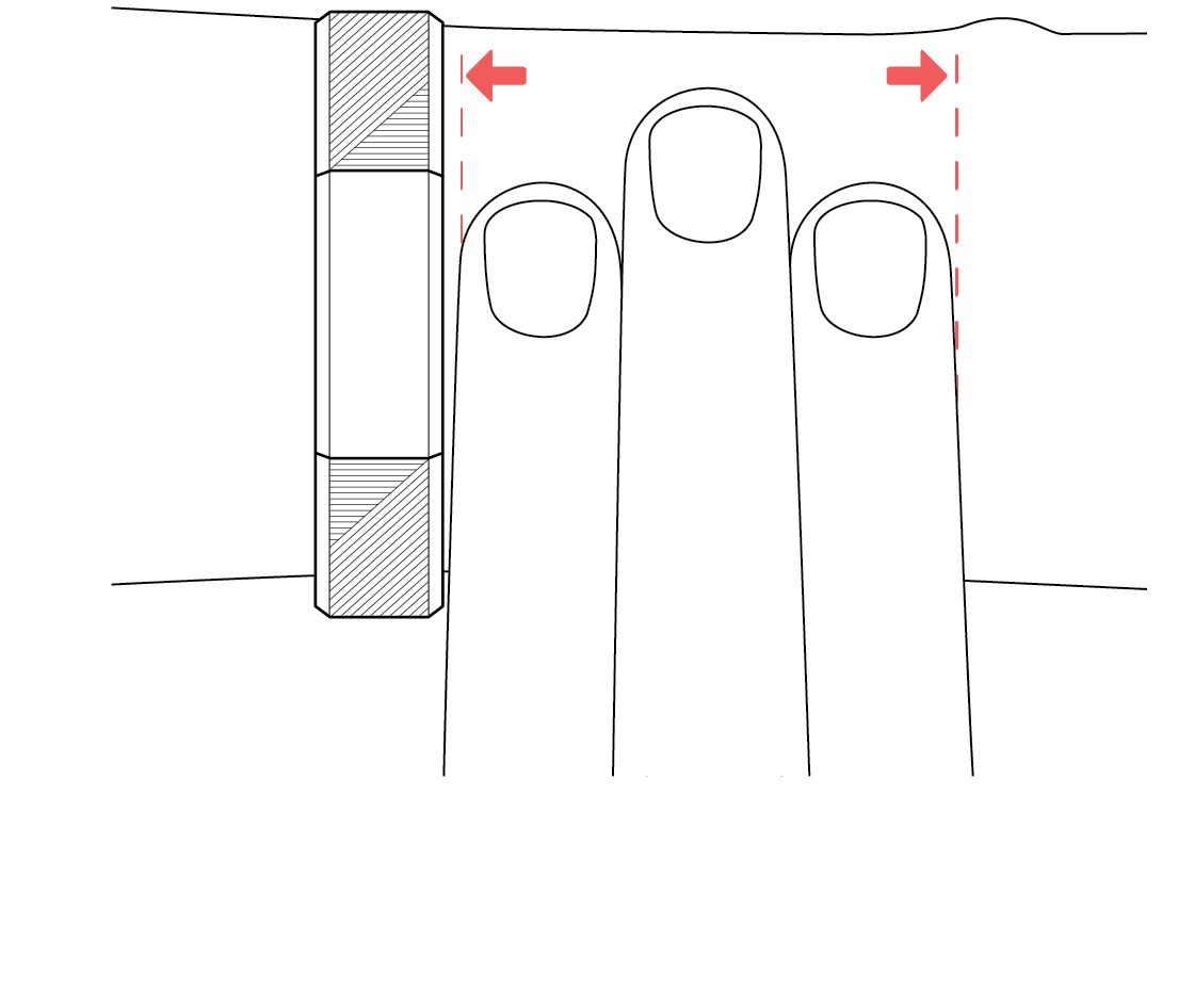 Illustrations for FitBit quick start guides