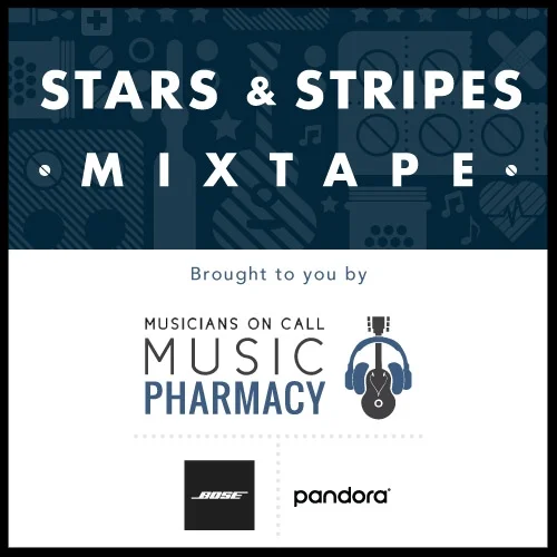 Pandora Gives donated 4 custom mixtapes to one of our primary nonprofit partners, Musicians on Call. These mixtapes will be distributed to 29 partner hospitals on donated tablets and Pandora Plus accounts. MOC wanted the branding to incorporate imagery to tie it back into a "pharmacy" theme without sacrificing the positivity, & strength. I developed this 4 color system and unique icons to create a pattern that is similar but unique to its respective mixtape. The client liked the repeating pattern so much, they decided to incorporate it into their gift wrap. 