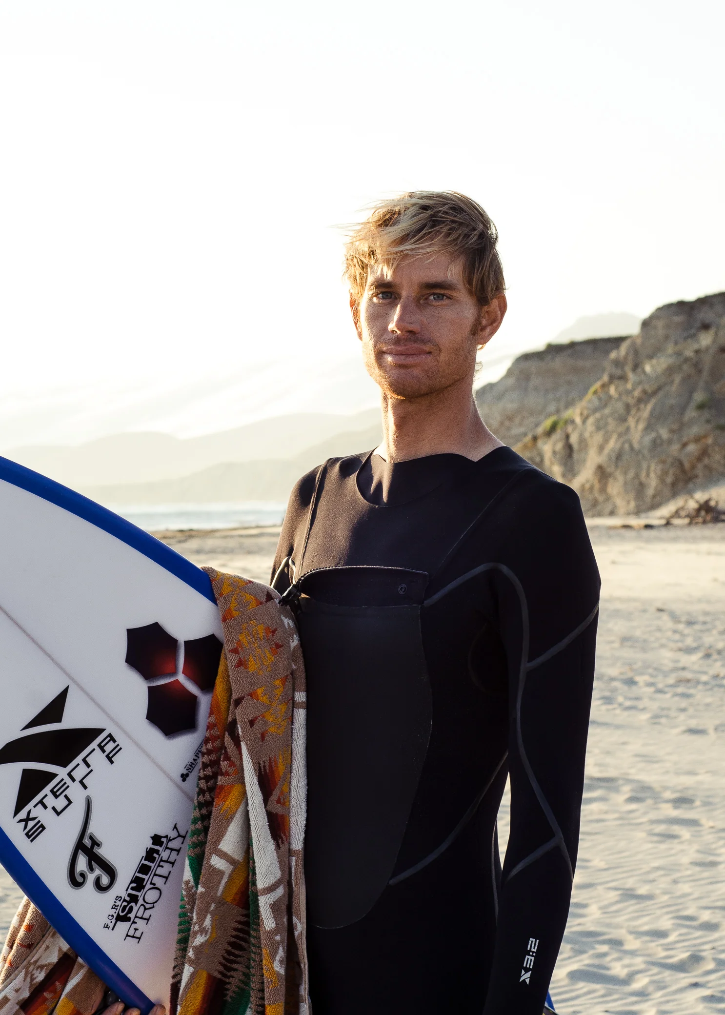 Kilian Garland Santa Barbara Surfer Portrait Miranda Kelton Photography