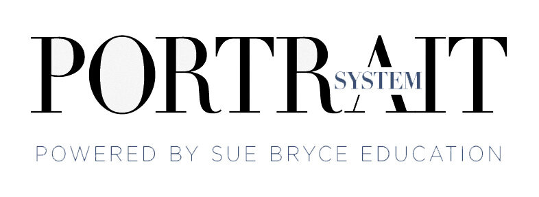 The Portrait System Podcast Sue Bryce Education Miranda Kelton Photography Personal Branding Logo
