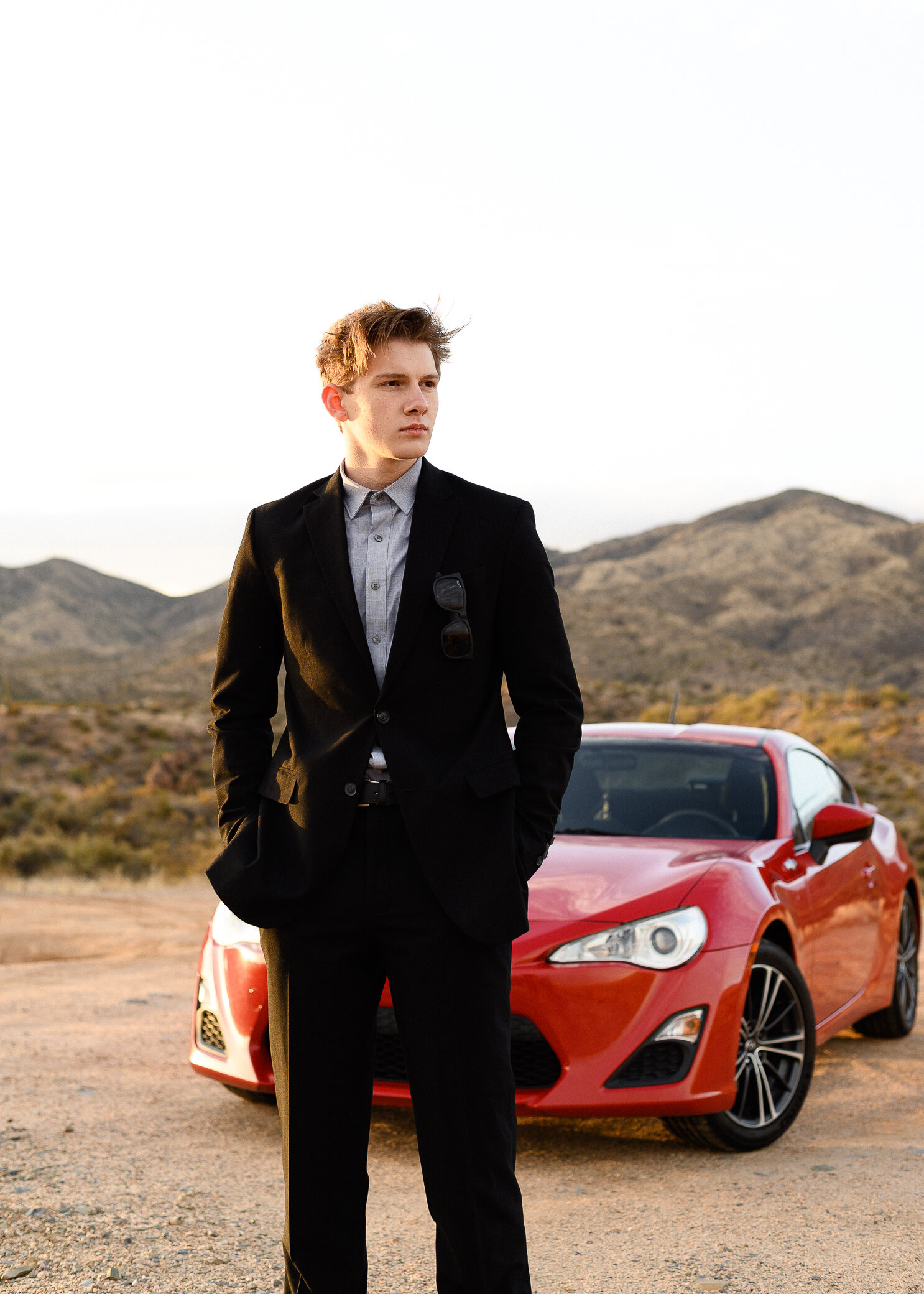 Scion Frs Red Sports Car James Bond Inspired Photoshoot Miranda Kelton Photography