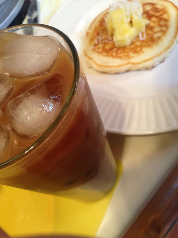 Pina Colada Pancakes & Perfect Iced Coffee