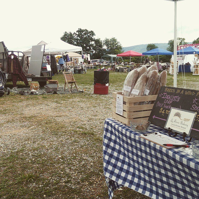 Now you can get a loaf of bread with your antiques! #happyvalleyfleamarket