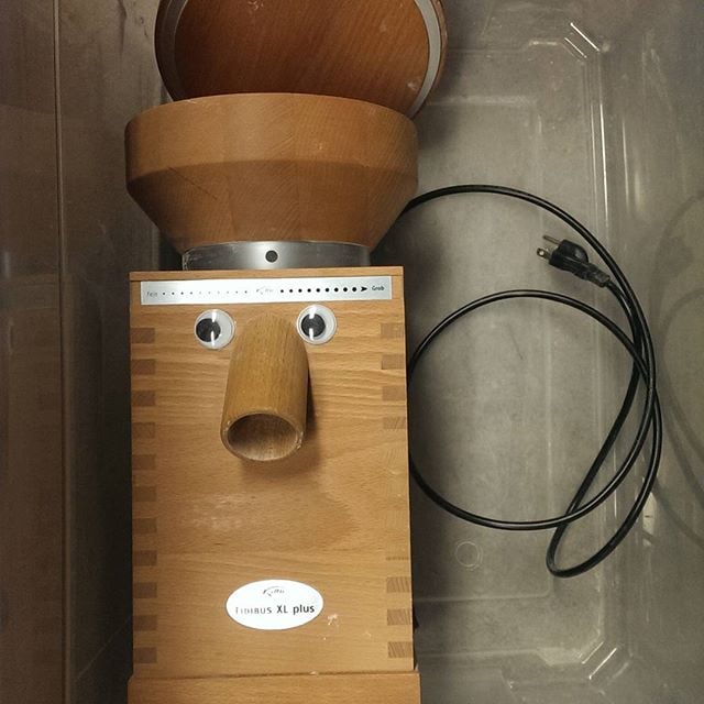 Werner the Grinder is a little unsure about the move... #moving #bitterwseet #huntingdonpa #vermont #anthropomorphic