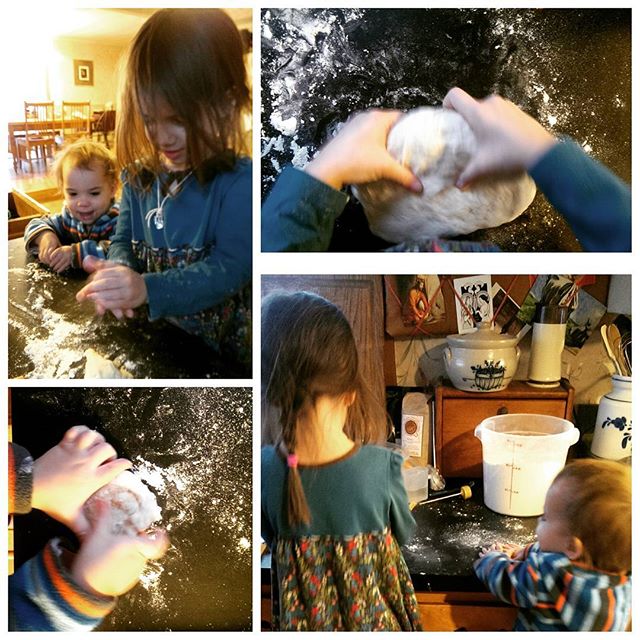 LeFevre Bakery's newest and littlest helpers!! #lefevrebakery #vermontbakers #startyoung