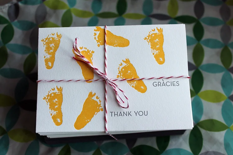 liza & rubèn thank you cards