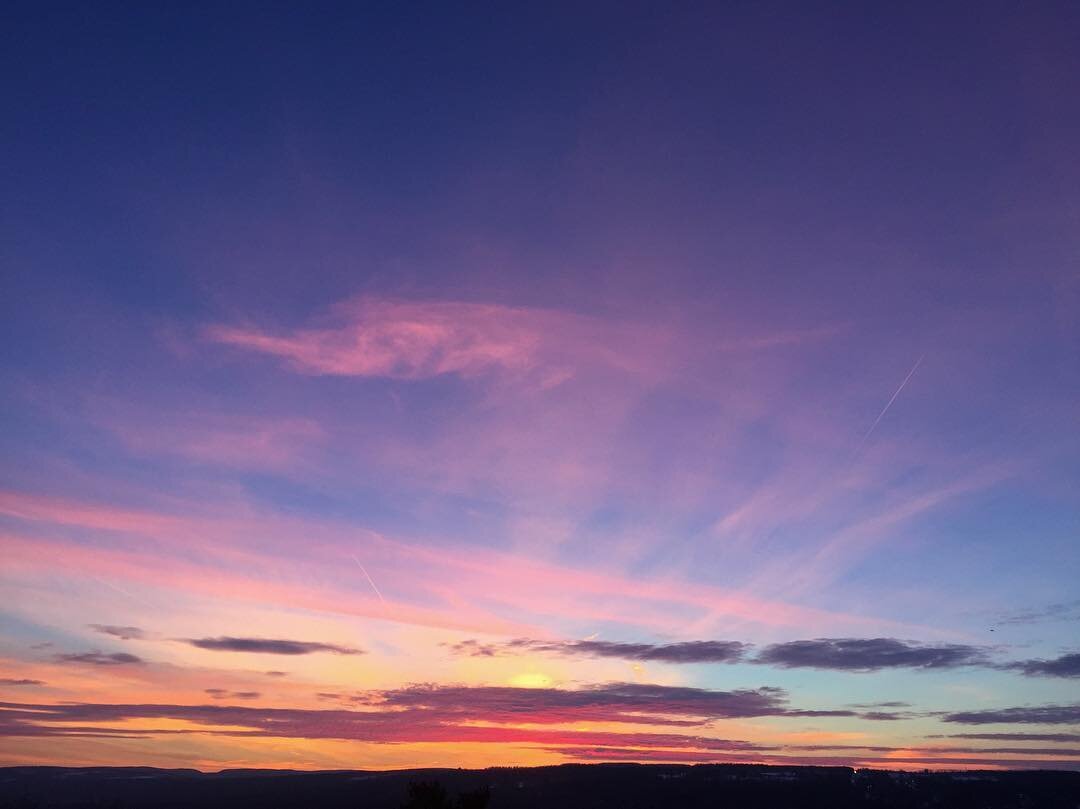 The aftermath of a sunset (same sunset &bull; minutes apart)