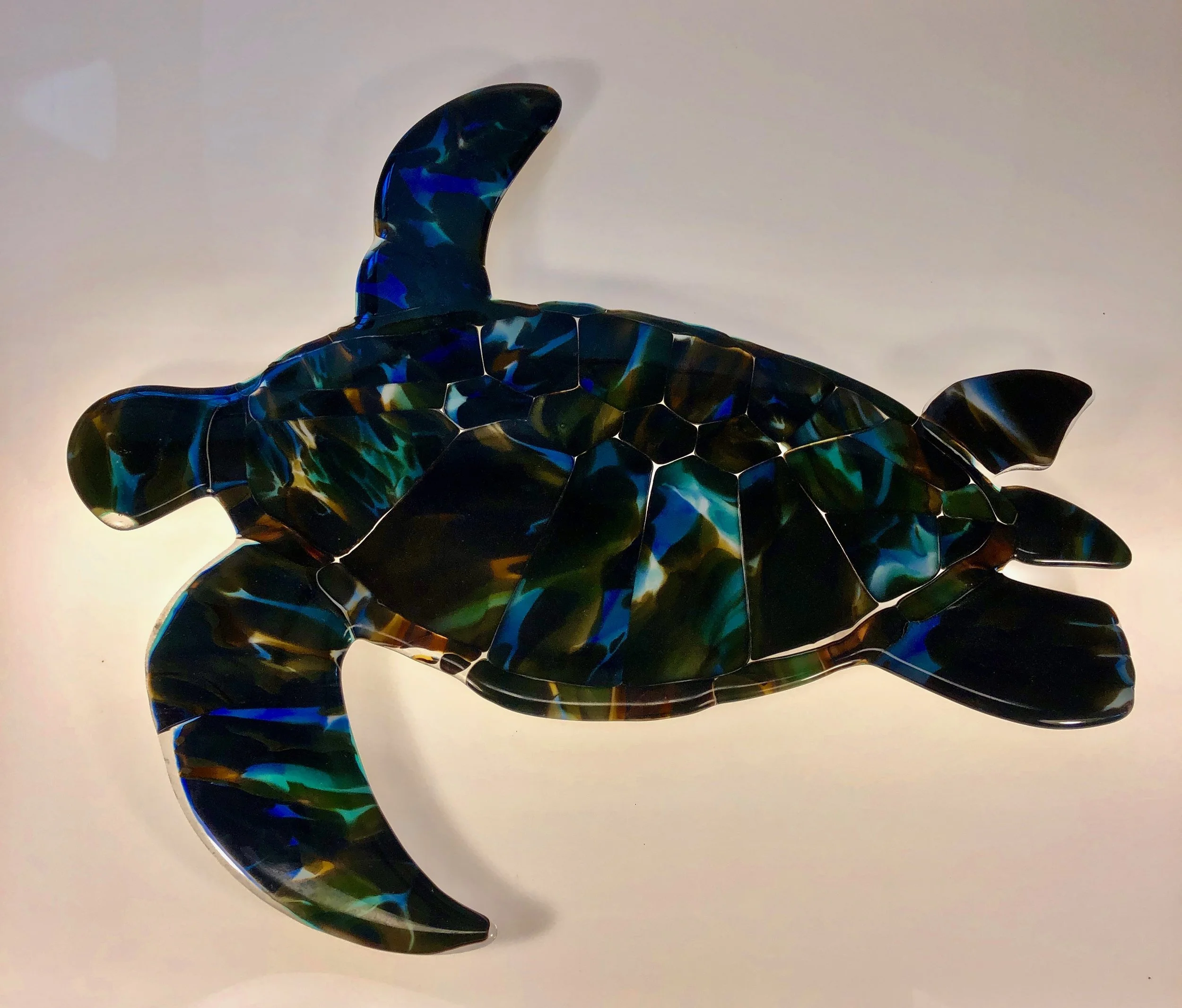 19” x 22” wall mount with stand off. For sale in Maui Crafts Guild. more to follow. rick