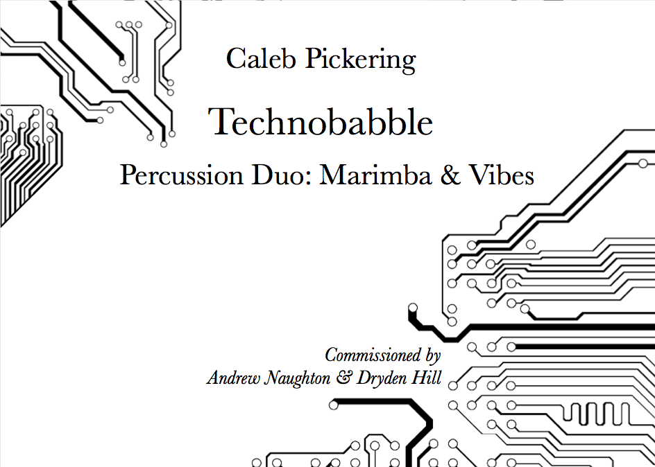 New keyboard duet commissioned by Andrew Naughton & Dryden Hill.