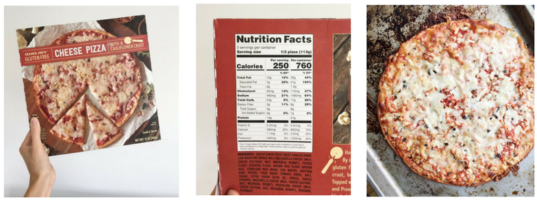 Review Of Trader Joe S Frozen Cauliflower Pizza The College Nutritionist