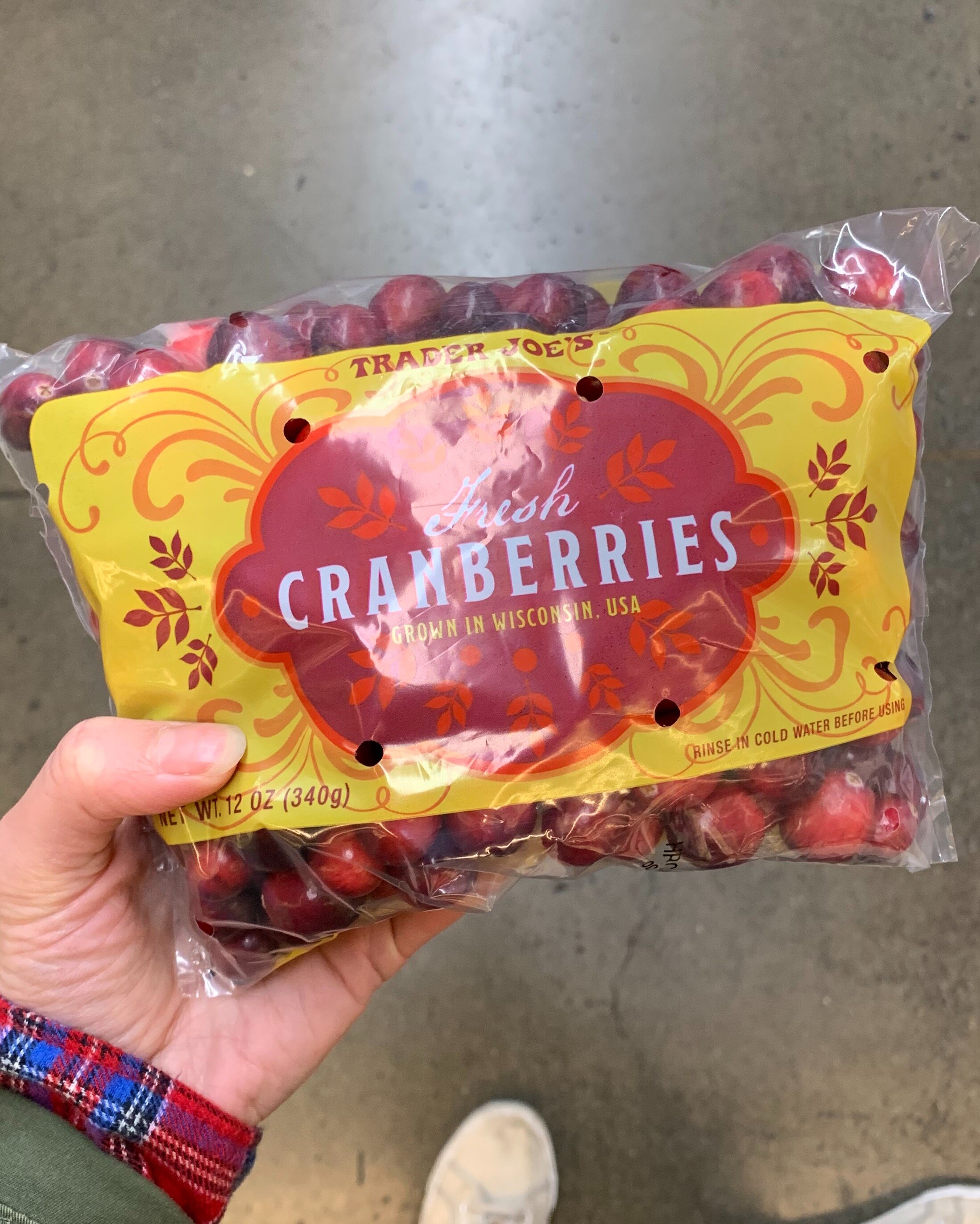 pack of cranberries