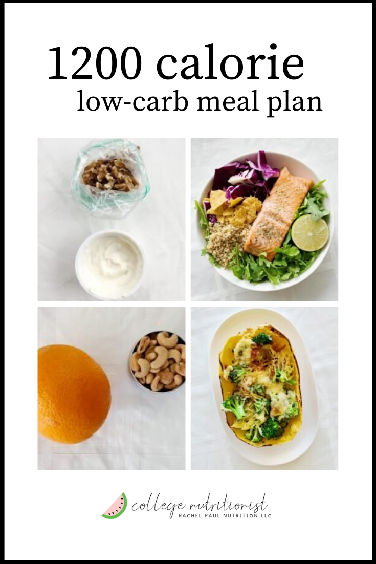 7 day 1200 calorie meal plan low carb high protein