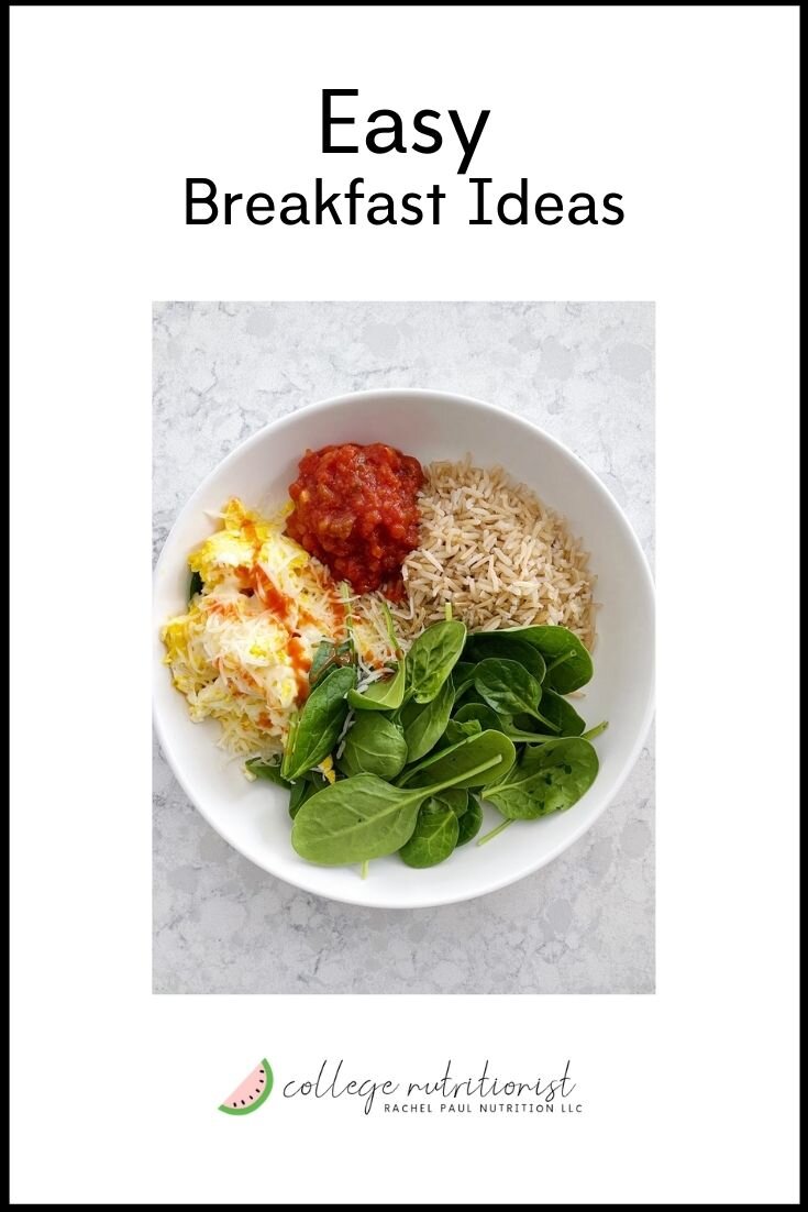Easy Breakfast Ideas The College Nutritionist
