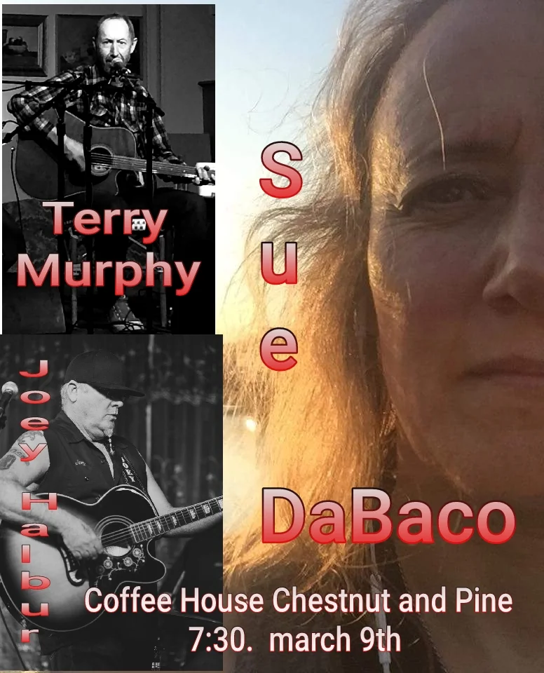 Songwriters Evening with Joey Halbur, Terry Murphy and Sue DeBaco