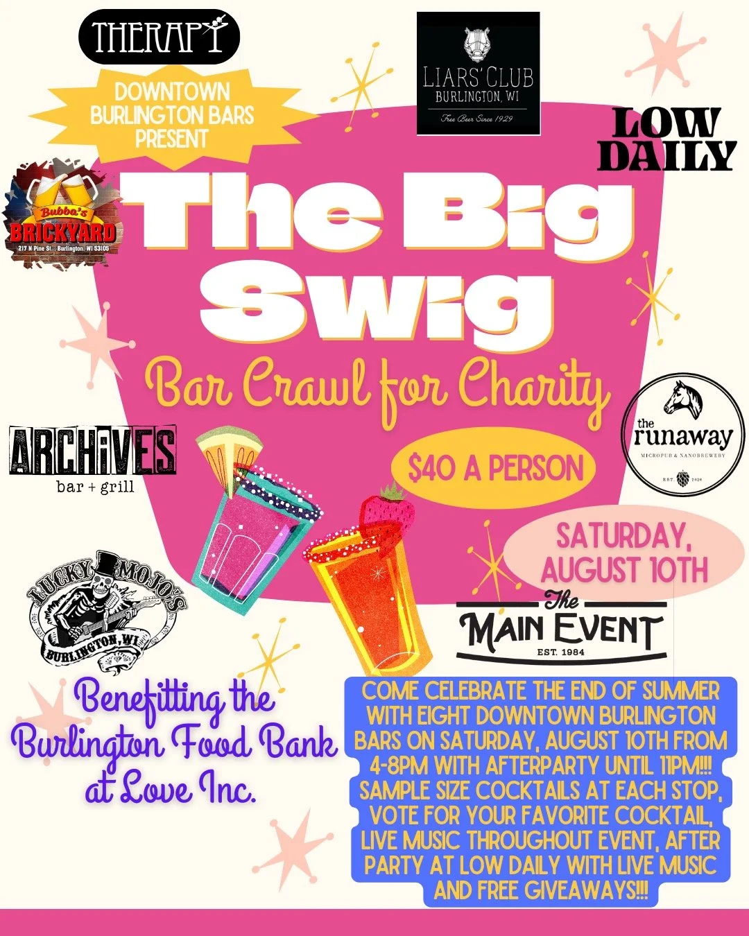 Big Swig Bar Crawl for Charity!