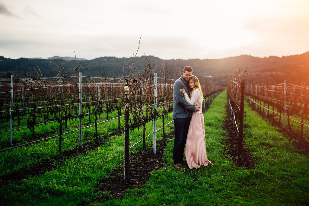 Napa winery anniversary session
