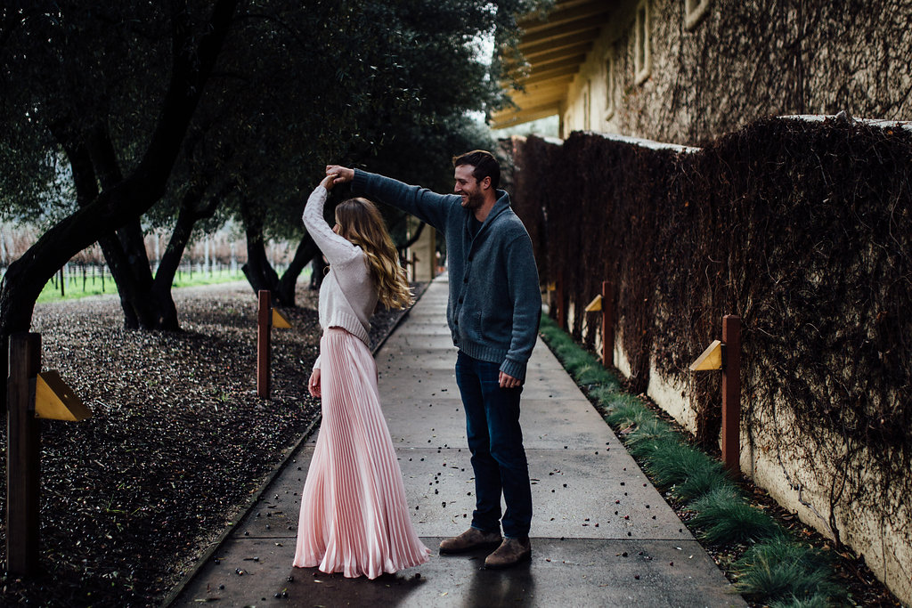 Napa winery anniversary session