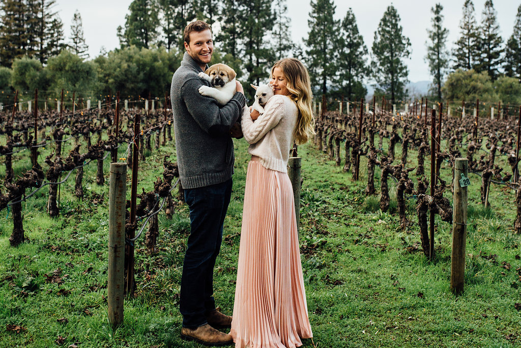Napa winery anniversary session