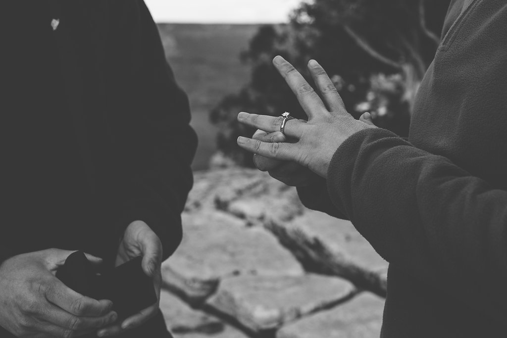 South Rim, Grand Canyon Surprise Proposal