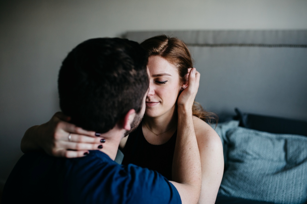 San Francisco In home Engagement Session, SF Engagement photos, SF wedding photographer, Bay Area wedding photographer, San Francisco engagement session