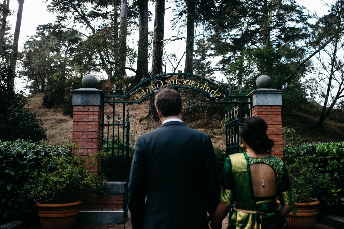 Shakespeare Garden Wedding, Tank 18 Wedding, Golden gate park wedding, San Francisco wedding photographer, Bay Area wedding photographer, SF elopement wedding photographer, Indian wedding photographer