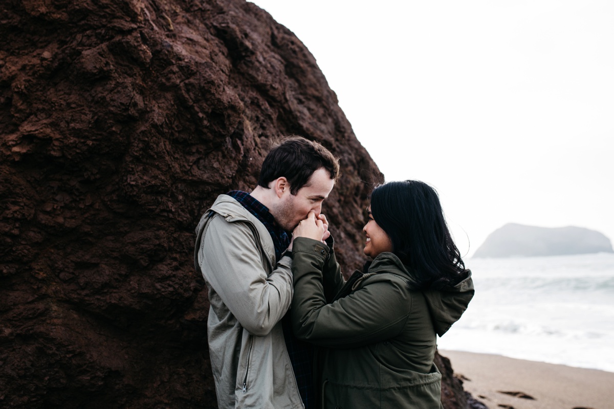 San Francisco engagement photos, sf engagement session, Bay Area wedding photographer, Shelldance Orchid gardens wedding photographer, Pacifica wedding photographer, California wedding photographer