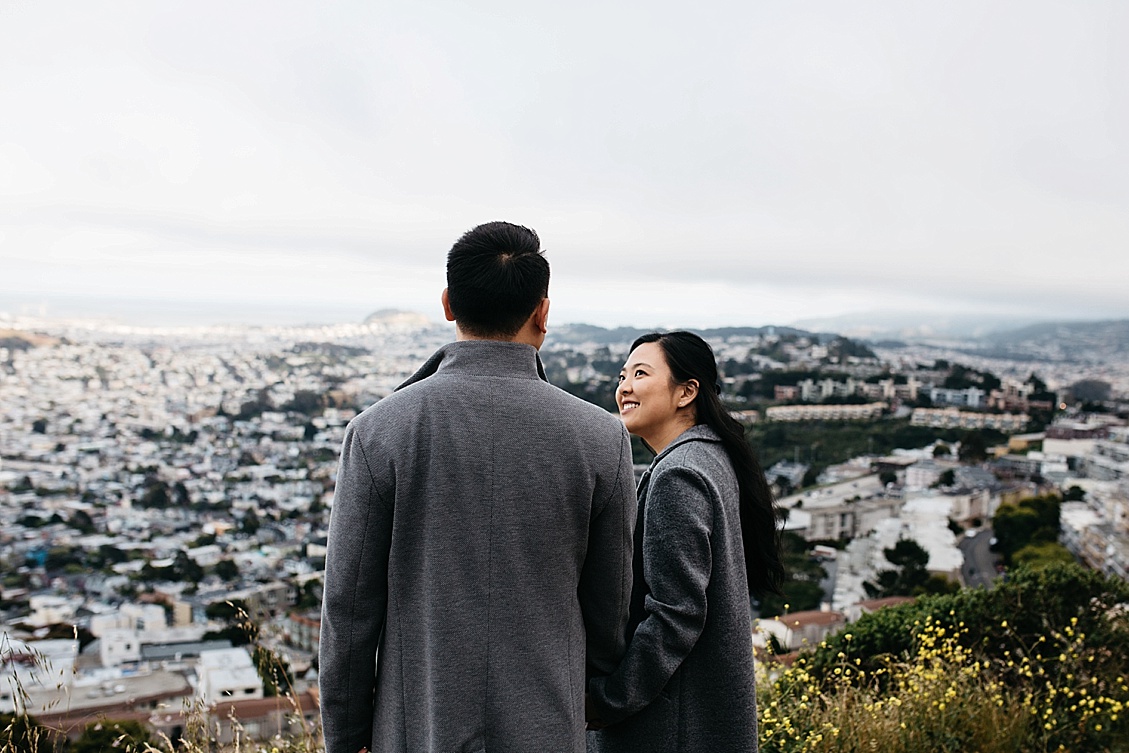 Mission Dolores Park Engagement photo, Twin Peaks Engagement photos, SF Engagement photography, San Francisco Engagement Session, San Francisco Engagement Session Location