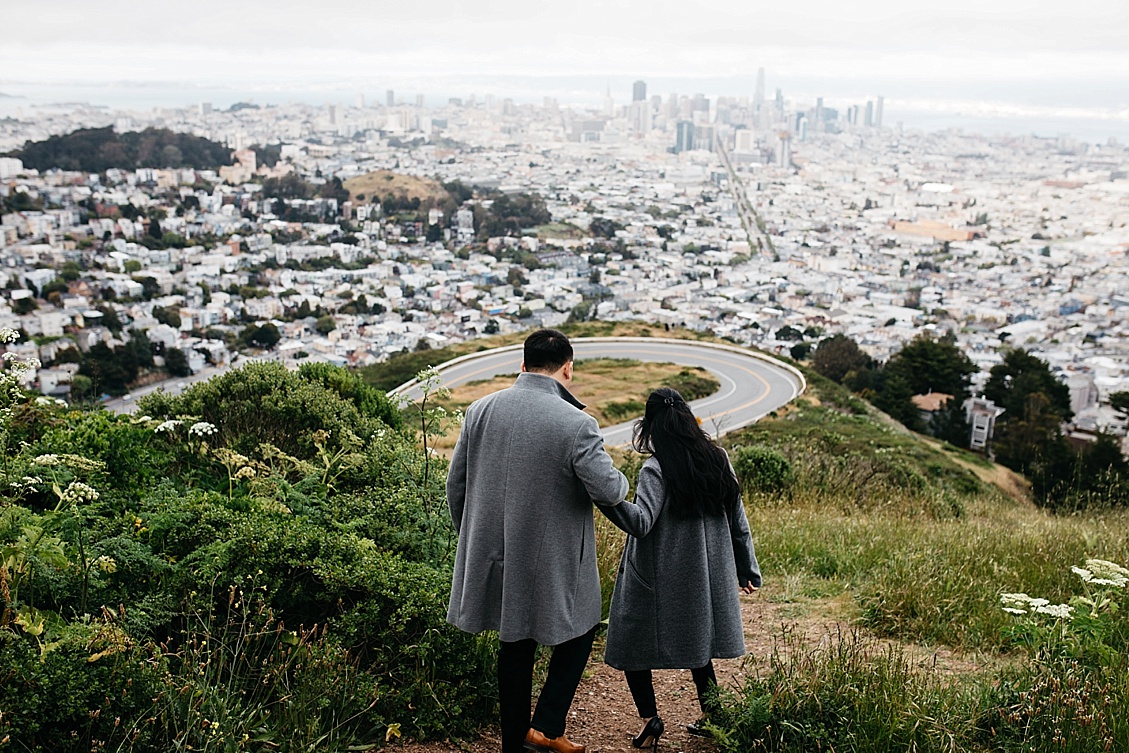 Mission Dolores Park Engagement photo, Twin Peaks Engagement photos, SF Engagement photography, San Francisco Engagement Session, San Francisco Engagement Session Location