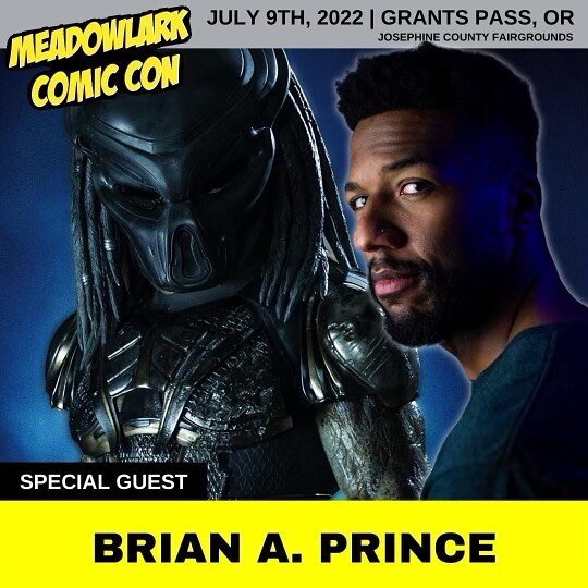 Beyond excited to be visiting Grants Pass Oregon THIS SATURDAY for the Meadowlark Comic Con as a guest for my performance as The Predator (aka The Fugitive Predator) in the 2018 Shane Black Directed &ldquo;The Predator&rdquo;.

I&rsquo;m so beyond gr
