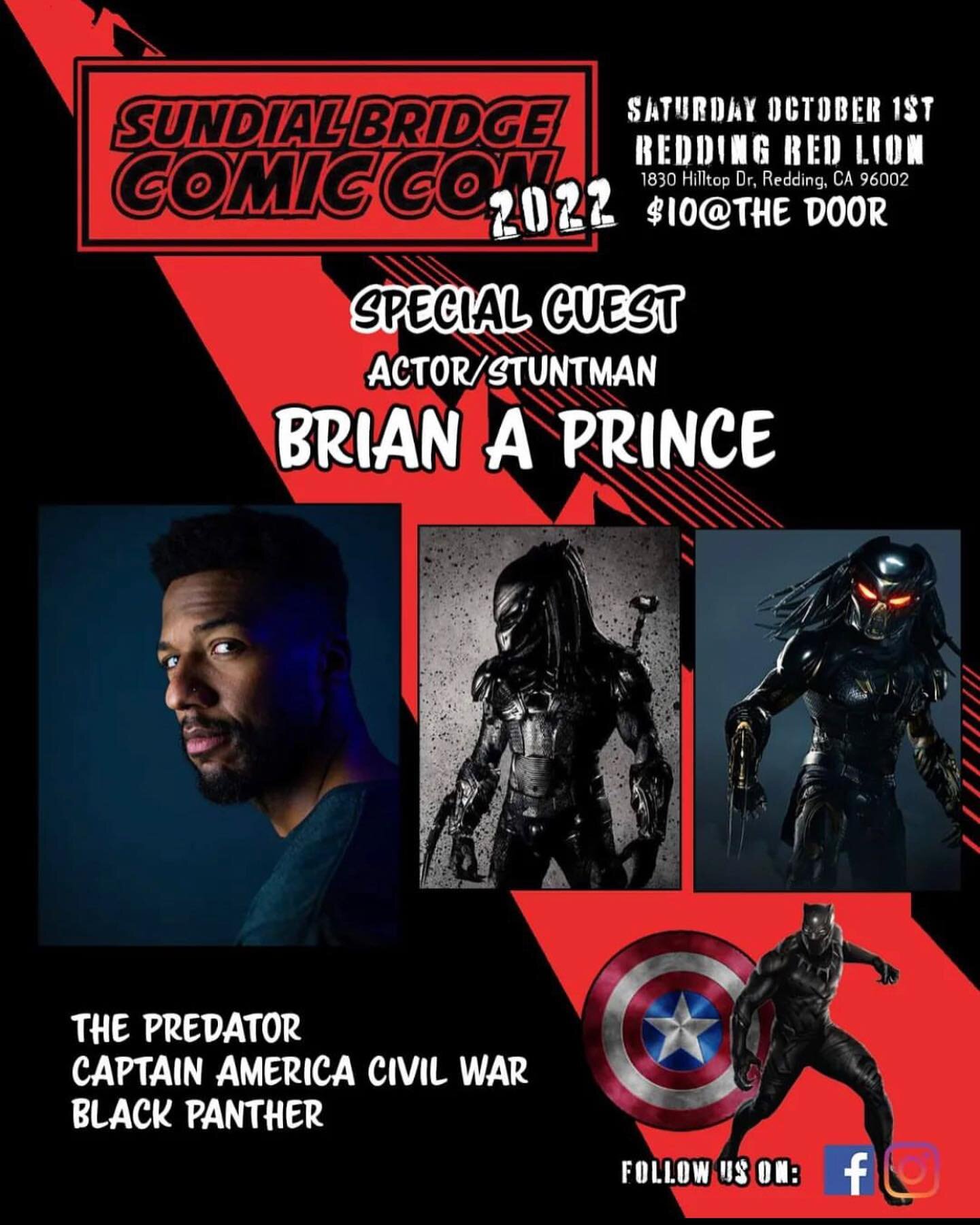 Yo California!!!

I&rsquo;m stoked to announce that this weekend I&rsquo;ll be attending the SUNDIAL BRIDGE COMIC CON in Redding, CA!

Place: Redding Red Lion
Date: Saturday, October 1, 2022
Time: 10am-6pm

I&rsquo;m going to be there alongside some 
